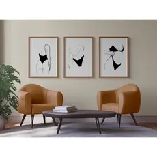 Quadro Decorativo Abstrato mulheres linhas , decoração casa Quadro Decorativo linhas Minimalistas tamanho grande Decoração para sala casa cozinha quarto Quadro decorativo Mulheres abstrata Moderno Decoração Corpo Retro arte #46