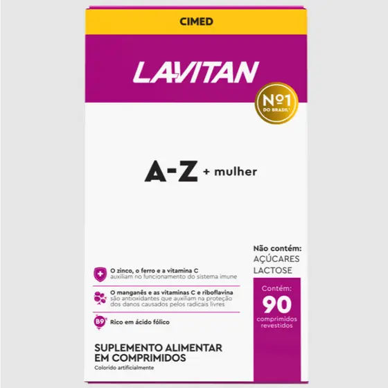 Lavitan mulher A-Z - 90 Comprimidos - Cimed