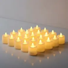 20 Unidades Vela Led Eletrônica Amarela Linda Decorativa /Festa/Casamento/Decoração