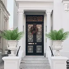 7pcs Folha Artificial Verde Planta Reutilizável Alto Grau De Simulação Casa Decoração Promoção