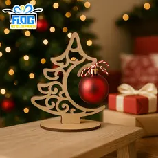 Kit Arvores De Natal - Enfeites Natalinos / Em MDF Decoração Natalina