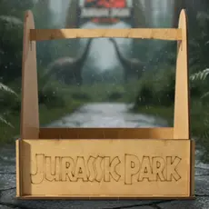 Kit com 5 unidades de Caixa de ferramentas - Tema Dinossauro - Lembrancinha