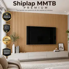 Ripa Mdf Shiplap Ripado 90Cm Kit 40 Un Cru Decoraçao Parede Quarto Madeira Painel Decorativo