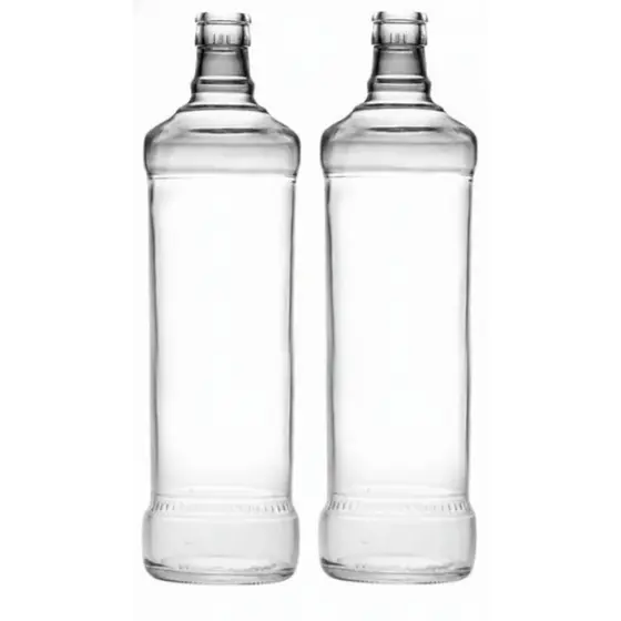 10 Garrafas de Vidro Incolor Sibéria 900ML