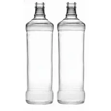 10 Garrafas de Vidro Incolor Sibéria 900ML
