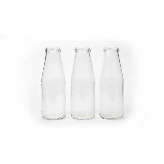 Kit 6 Frascos De Vidro Transparente 275ml Tipo Vaso P/ Decoração E Artesanato (Sem Tampa)