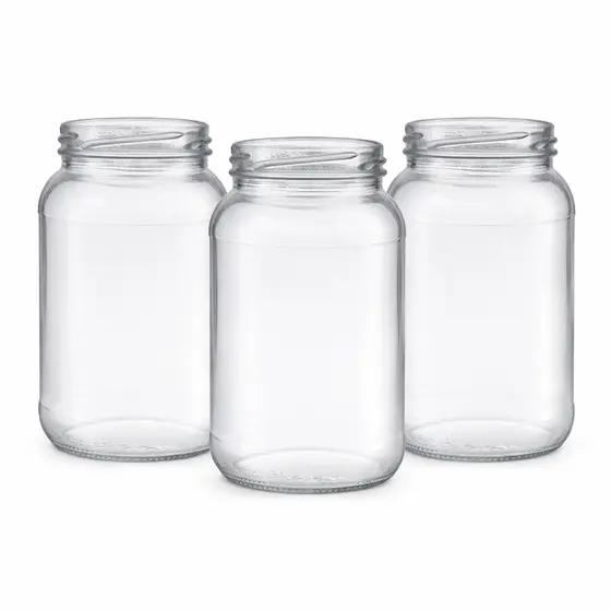 15 Potes de Vidro 600ml Sem Tampa Para Vela Artesanal Decoração Lembrancinha
