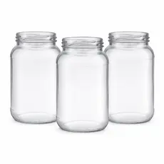 15 Potes de Vidro 600ml Sem Tampa Para Vela Artesanal Decoração Lembrancinha