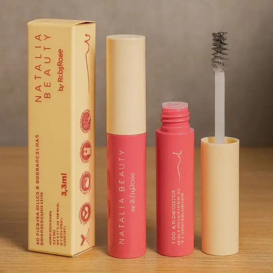 Sérum de Cresimento Cílios e Sobrancelhas NATALIA BEAUTY Two Much Ruby Rose