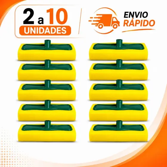 Kit 2 a 10 Unidades Passa Cera Encaixe Rosca – | Espuma Densa para Limpeza de Piso Envio 24h