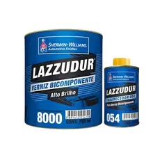 VERNIZ BICOMPONENTE 8000 900ML CCOM CATALIZADOR LAZZURIL