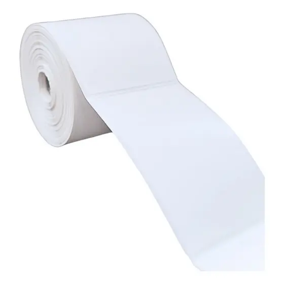 Rolo com 500 Etiquetas Térmica Serrilha Jumbo 10x15 100x150 E-Commerce