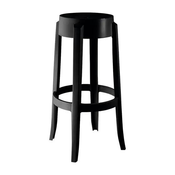 Kit 2 Banquetas Shine Plus Kappesberg UZ8007 cor Preta