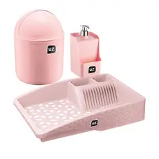 Kit Multiuso 3 peças para Pia UZ1900 Rosa