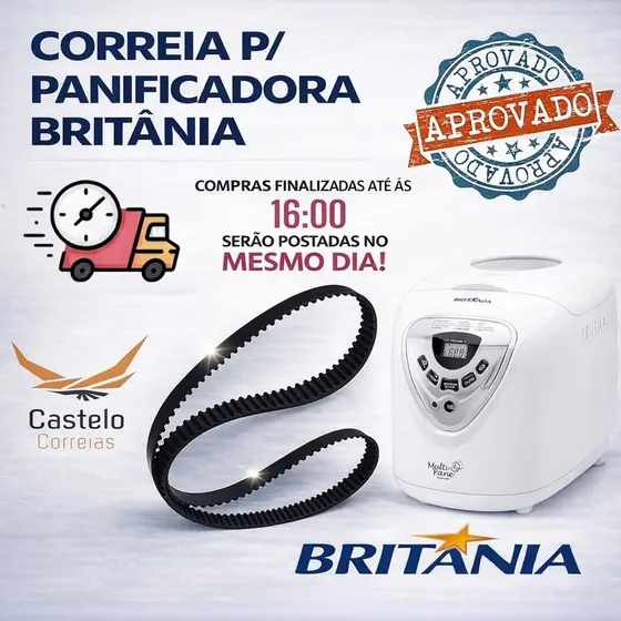 Correia para Panificadora Multipane -PREMIUM