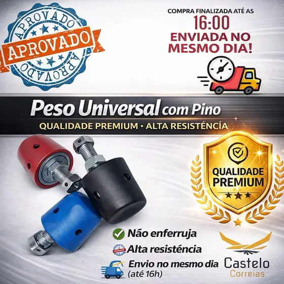 Pesos com pinos p/ panela de pressão Universal - Panela de 2,5 a 15 lts