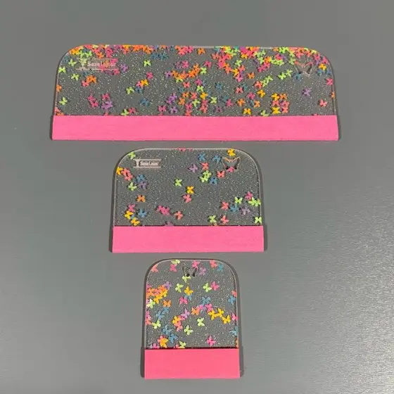 (6,5, 11 e 22cm) - KIT Espátula com Feltro para aplicação / vinil adesivo BORBOLETA