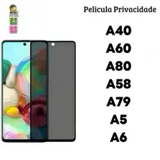 Película de vidro 3D Privacidade Anti Spy Para Oppo A40 A60 A80 A58 A79 A5 A6 A6t A6x A6k 4g 5g