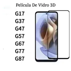 Kit 3Pcs/5Pcs Película De Vidro Temperado 3D Para Motorola G17 G37 G47 G57 G67 G77 G87 Power