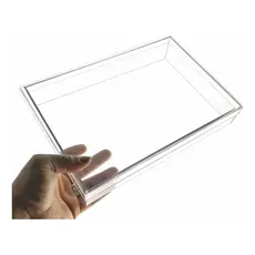 Caixa Acrilica Organizadora Lol Barbie Lego Carrinho 30x20x5 Cor Tampa Presente