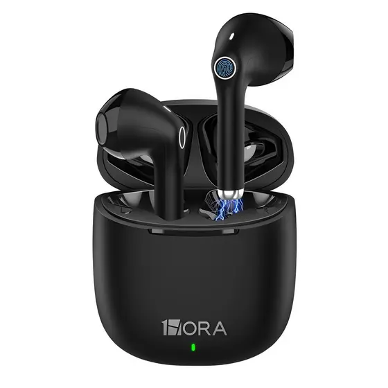 Fone de Ouvido Sem Fio 1Hora Aut201n Bluetooth 5.3 Preto