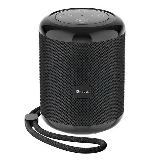 Caixinha Som Alto-Falante Bluetooth 1Hora Portátil Preto