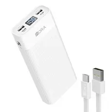 Power Bank 20000mAh 1Hora Bateria Portátil Gar117b Branco
