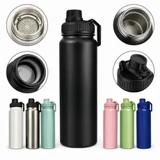 Garrafa Térmica 800ml garrafa espacial Quente & Frio Com Isolamento Térmico De Grande Capacidade