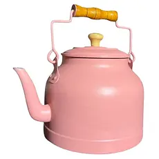 Chaleira de Alumínio Reforçado 2L e 1,9L Polida, Rosa, Vermelha ou Cinza texturizado Cozinha Rústica