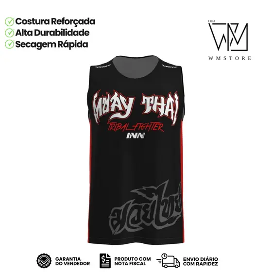 Regata Masculina Muay Thai Tribal Fighter