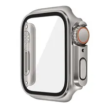 Capa Protetora Anti-Impacto para Apple Watch S11 46mm 42mm 44mm 45mm 41mm 40mm 38mm Película HD+Borda Resistente em PC