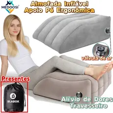 MEDOOSI Almofada Inflável Apoio Pé Ergonômica  - Suporte Portátil para Pernas e Costas | Alívio de Dores Travesseiro