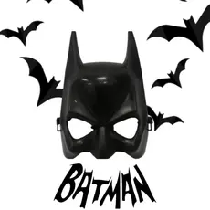 Máscara Batman Estilo Morcego – Herói Noturno – Fantasia/Cosplay – Adulto/Infantil