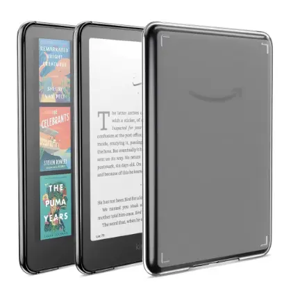 Capa Kindle Transparente TPU Silicone para Kindle 11/12ª 6" C2V2L3 RS23CV e 12ª 7" SA568B SA569P