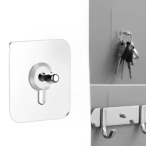 Kit 5/10 PÇS Gancho de Parede Adesivo Multiuso Para Pendurar Quadros Utensílios De Cozinha Banheiros Parafuso
