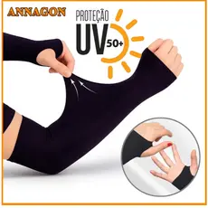 Manguito Infantil Par UV50+ Proteção Solar Ciclismo Corrida Futebol jogos gamer
