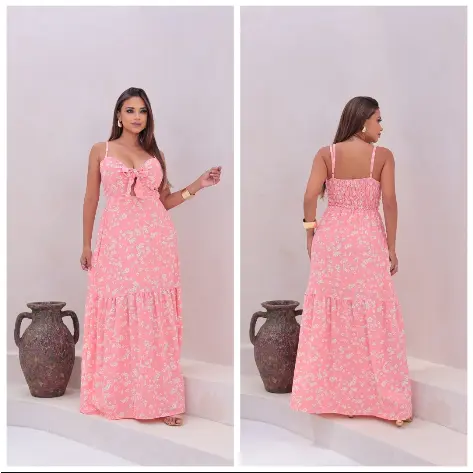 VESTIDO LONGO ESTAMPADO