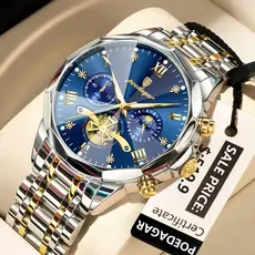 POEDAGAR Tourbillon Relógio Masculino De Luxo Em Aço Inoxidável Cronógrafo À Prova D'água Luminoso Relógios Masculinos D