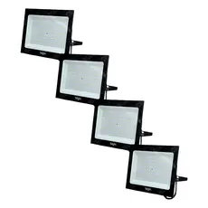 Kit 4 Refletores Led Holofote Elgin 200w Branco Frio 6500K Bivolt Econômico