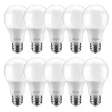 Kit 10 Lâmpadas Led Bulbo 12w E27 3000K Branco Quente/6500k Branco Frio ELGIN Inmetro