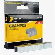 Grampo de Tapeceiro de 10mm (Fertak) em Embalagem Econômica de 1000 Unidades: Fixação Profissional