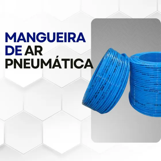 10 Metros Mangueira de Ar Pneumática 8mm x 10m - Tubo Flexível PU