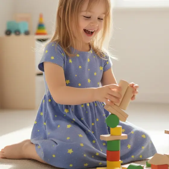Vestido Infantil Estampado Kit Com 3 Unidades Feminino Princesa Luxo