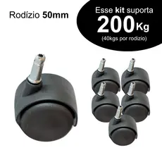 Rodinhas Anti Risco Rodízio Cadeira Escritório Móveis