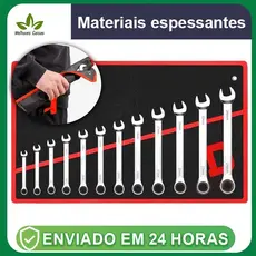 Jogo Chave Combinada Boca Estrela  Profissional combinação de aço carbono Chave fixa
