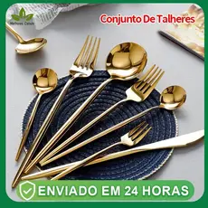Talheres Inoxidável  Suprimentos De Cozinha Talheres de Dourados Talheres Talheres de prata