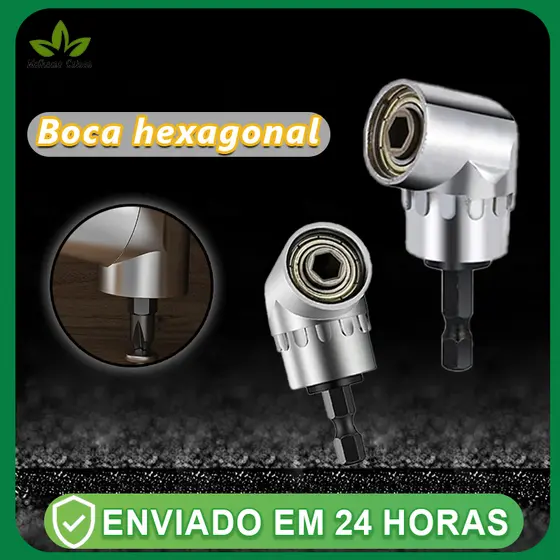 adaptador angular para parafusadeira 105°/90° graus profissional Para Furadeira E Parafusadeira Cantos de Difícil Acesso