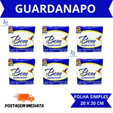 Guardanapo de Papel  20X20 - 1000~4000un Fardo Pacotes de 50 Folhas