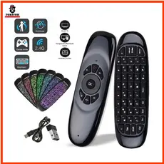 Mini Teclado sem fio Air Mouse Wireless 2.4GHz Controle para android tv,  PC Notebook