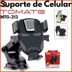 Suporte Veicular para Celular com Ventosa Fixação Forte Painel/Para-brisa Ajustável 360° Universal para Carro Uber
